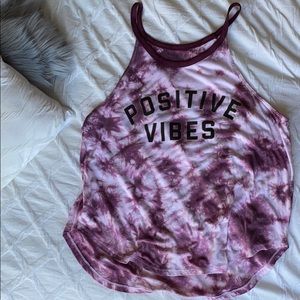 Tie-dye halter top